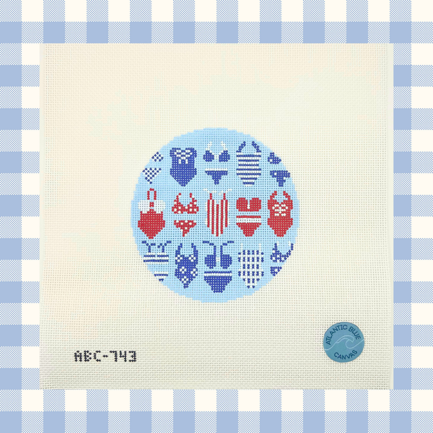 Nautical Bikini Round