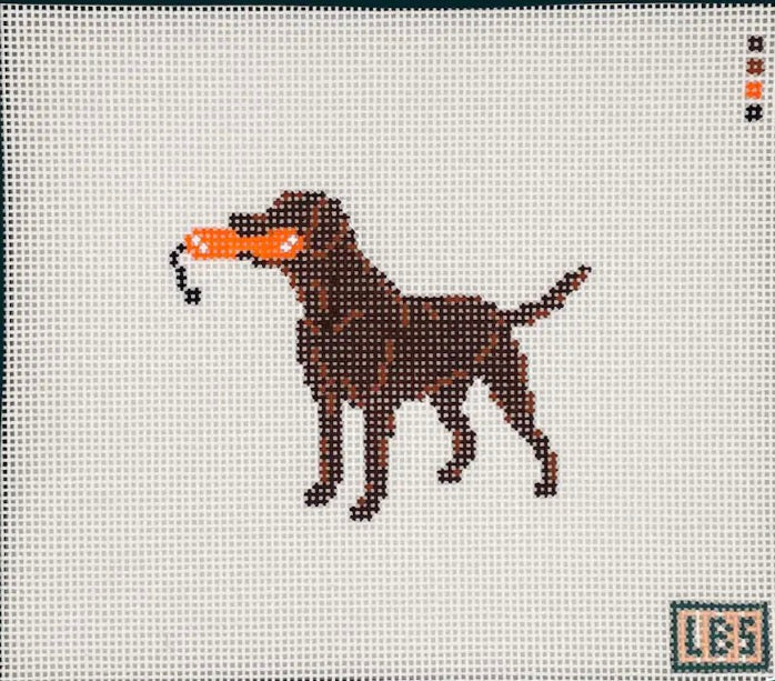 Chocolate Lab & Bumper