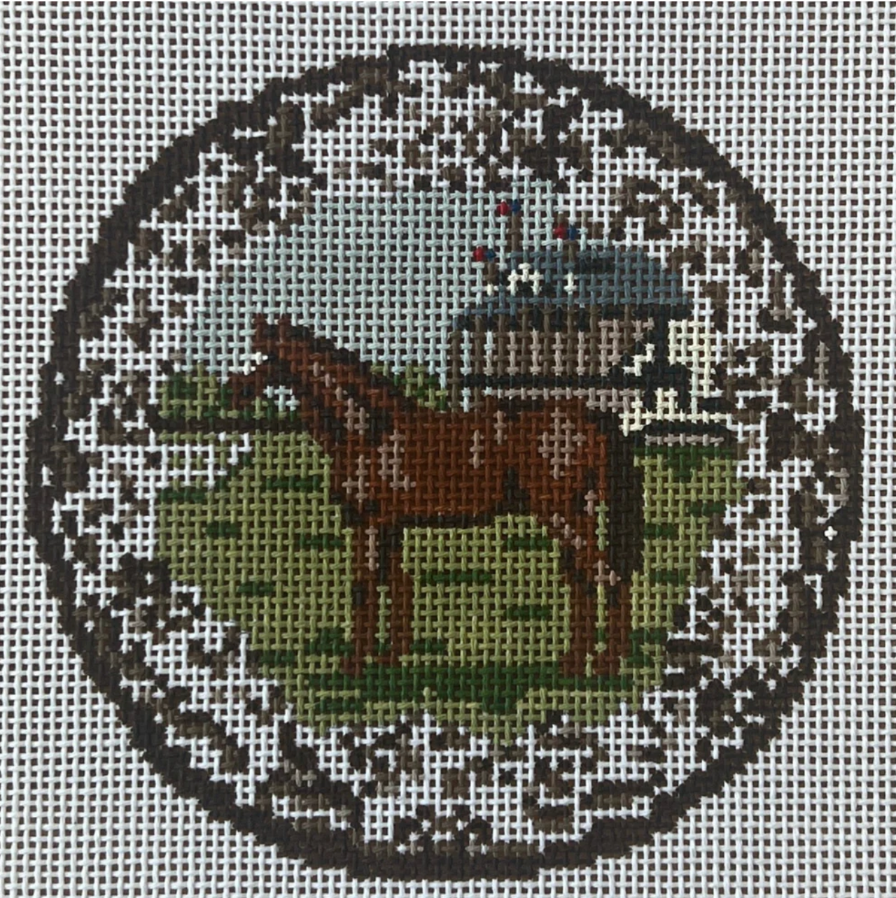 Transferware Horse Plate