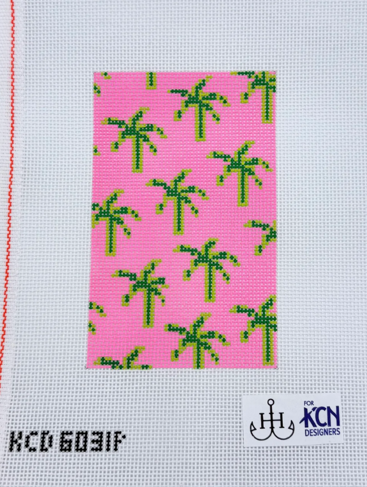 Pink Palm Sunglasses Case