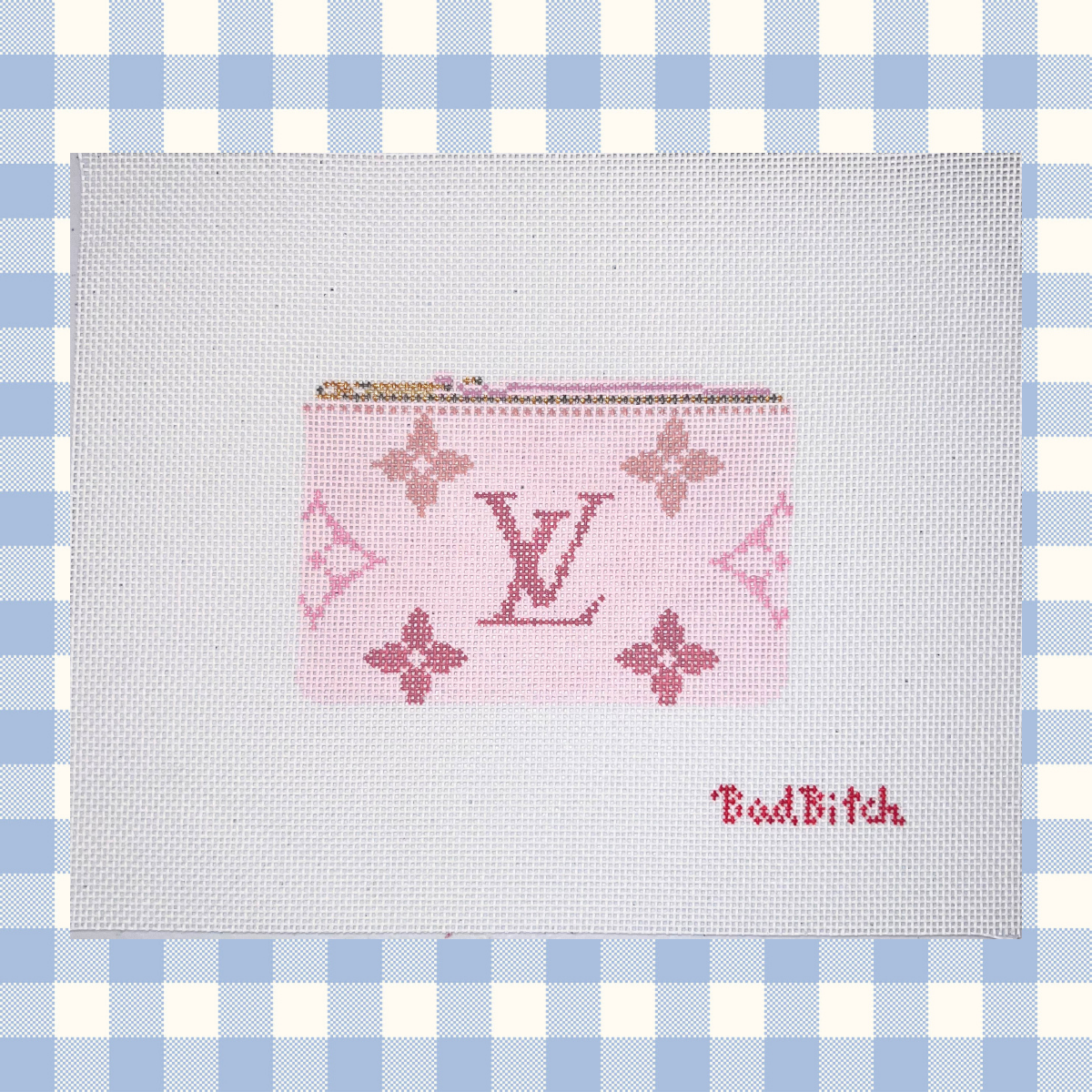 Pink Ombré Zipper Bag