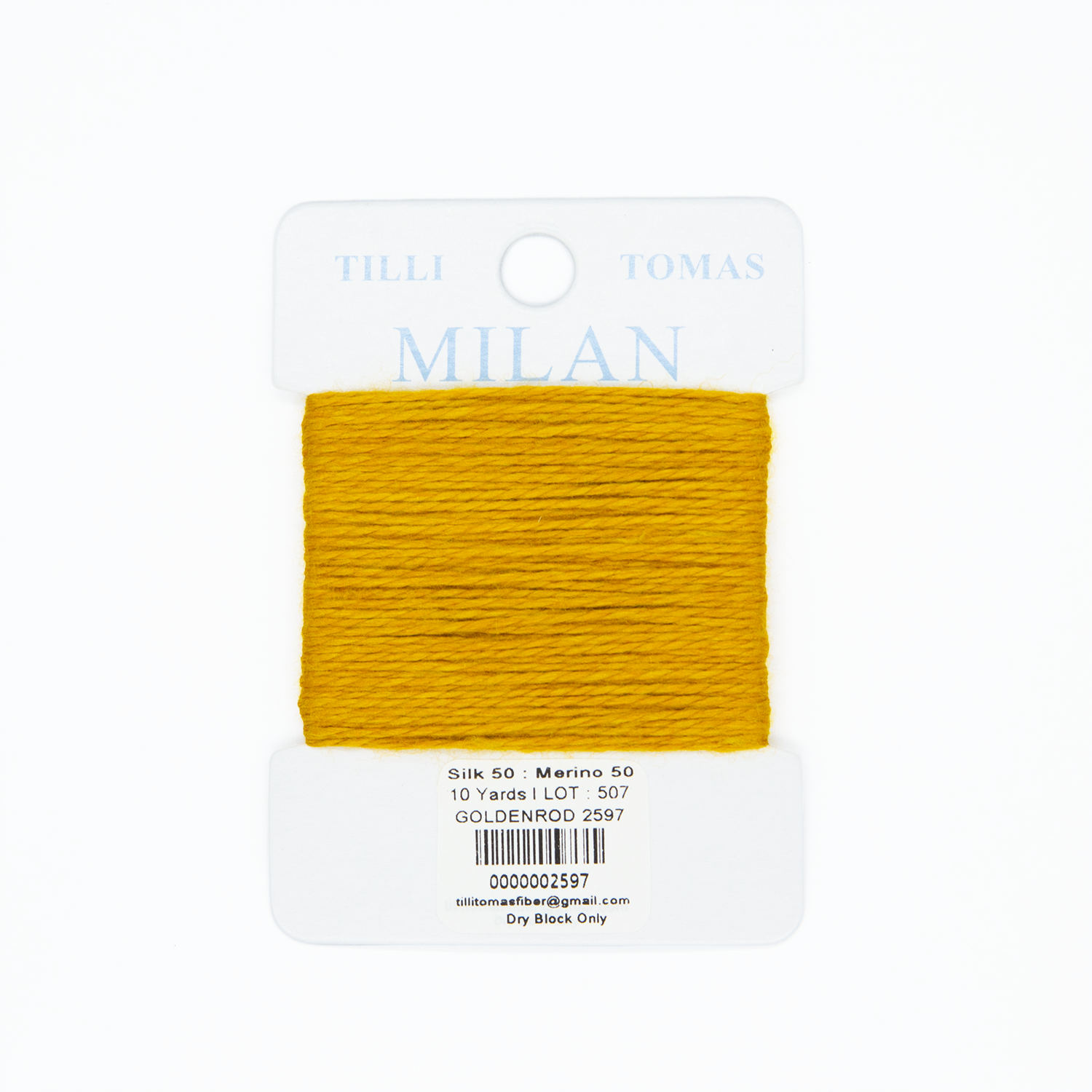 Milan Card - Goldenrod