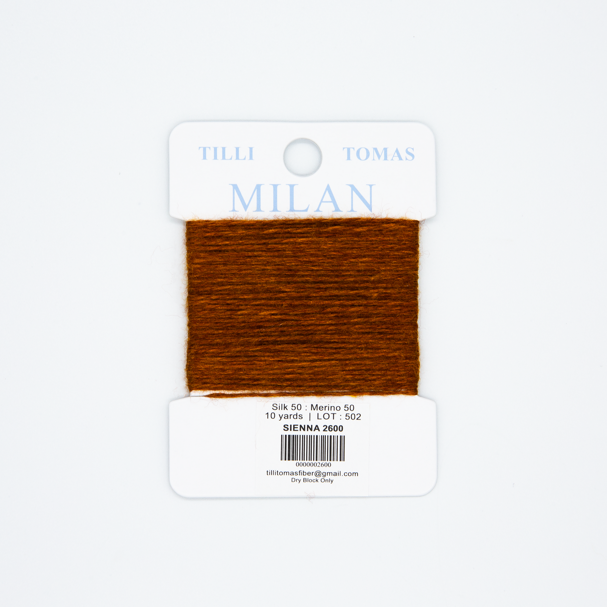 Milan Card - Sienna