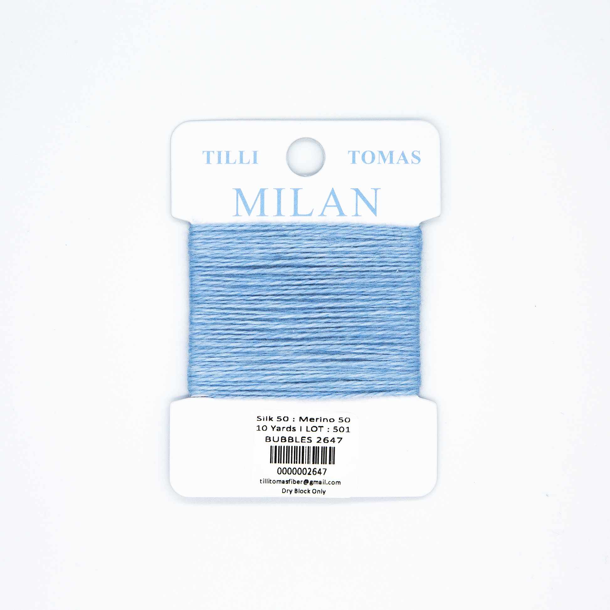 Milan Card - Bubbles