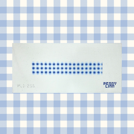 Large Gingham Key Fob