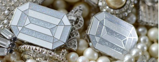 White Pink Diamond Needle Minder