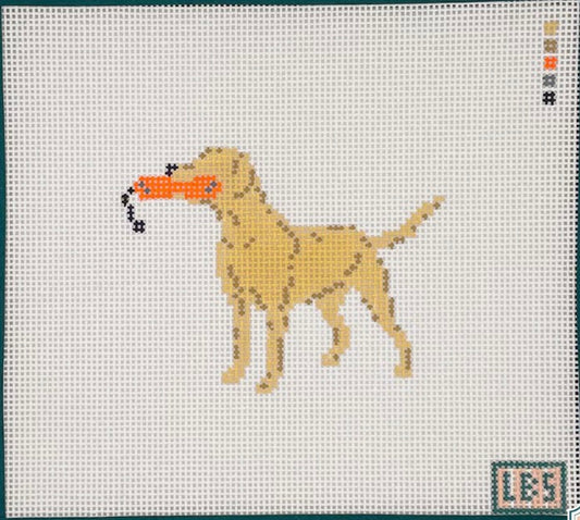 Yellow Lab & Bumper
