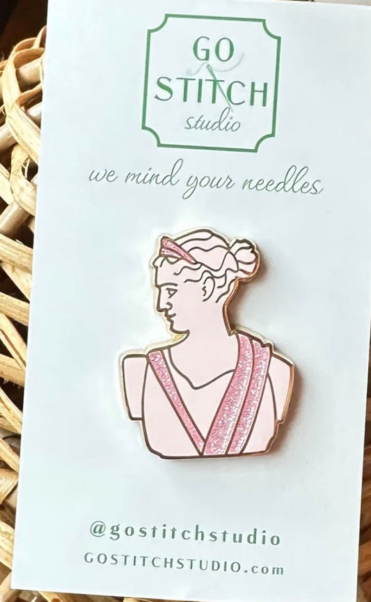 Pink Greek Goddess Needle Minder