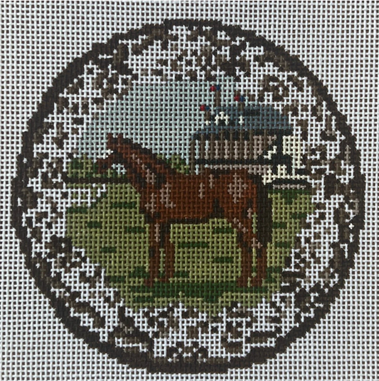 Transferware Horse Plate