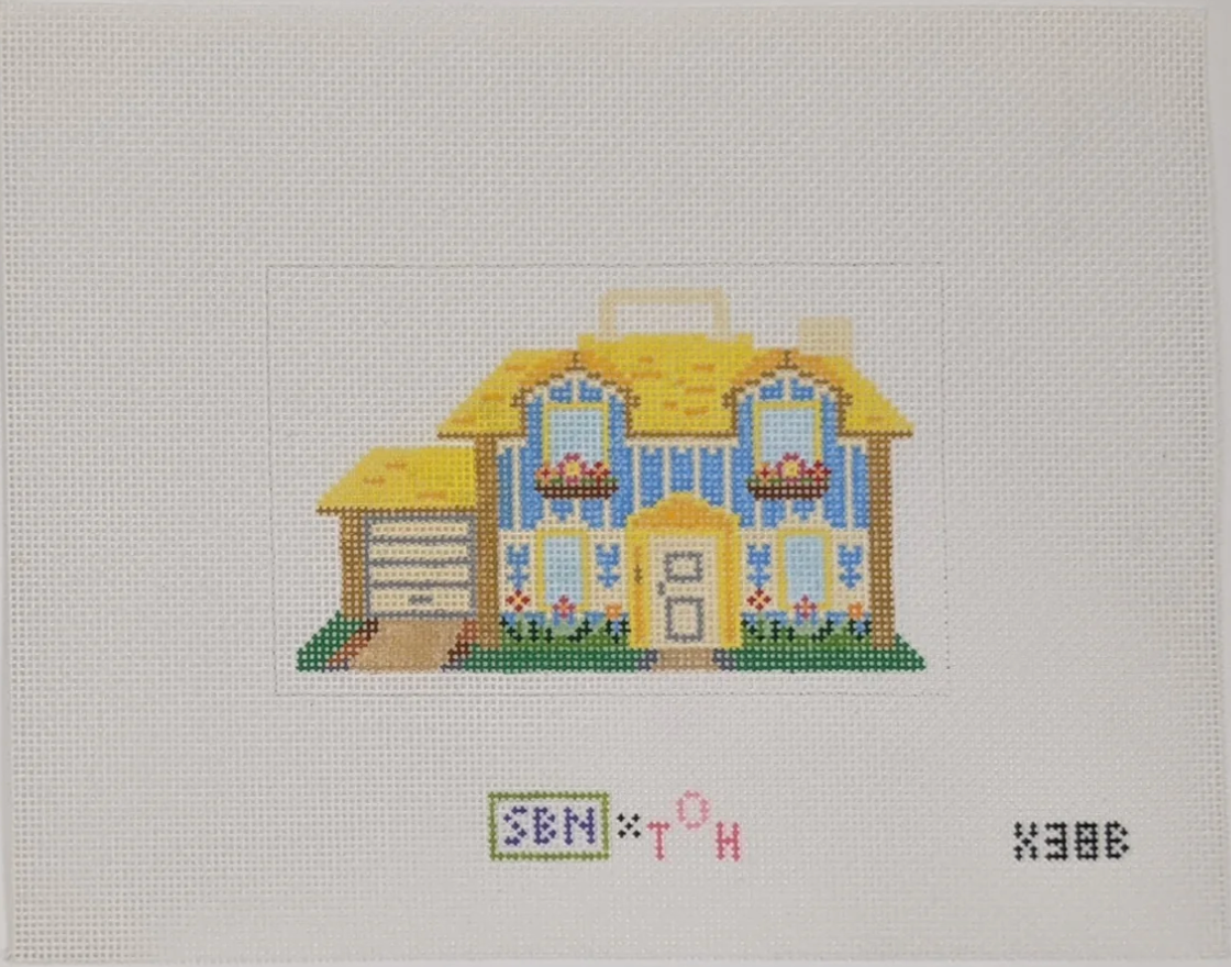 Fisher Price Blue & Yellow House