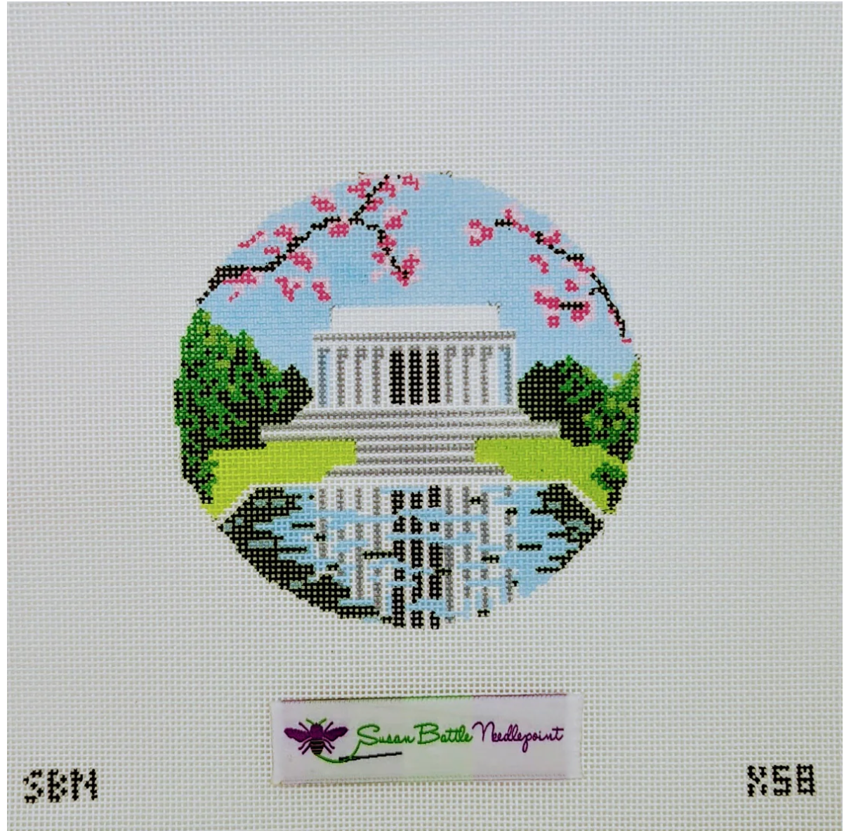 Lincoln Memorial with Cherry Blossoms