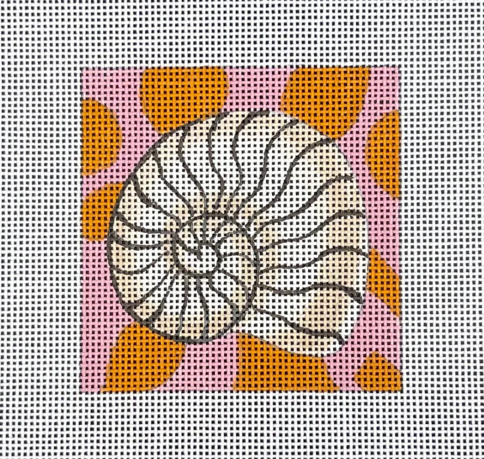 Black and White Seashell