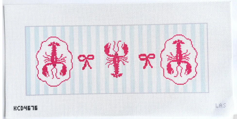 Lobster Bolster Printed Canvas