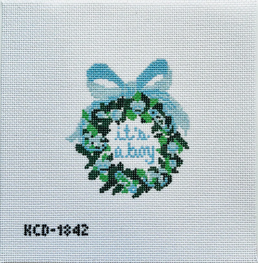 It's A Boy Wreath