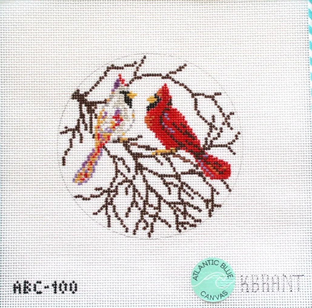 Snowy Cardinal