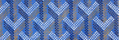 Goyard Blue Keychain