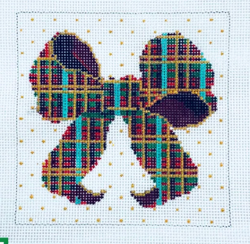 Plaid Bow 5x5