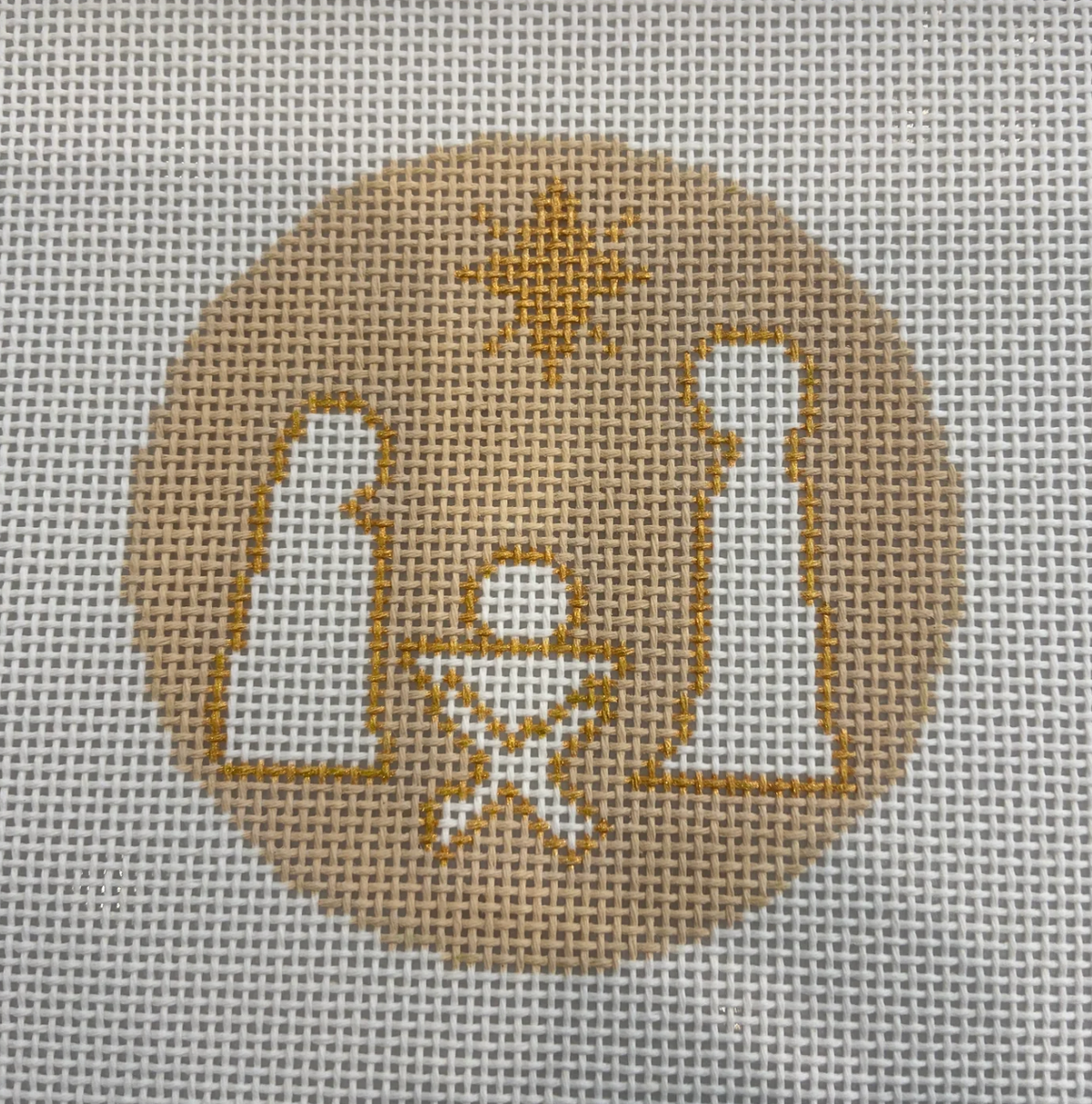 Gold & White Nativity - Holy Family