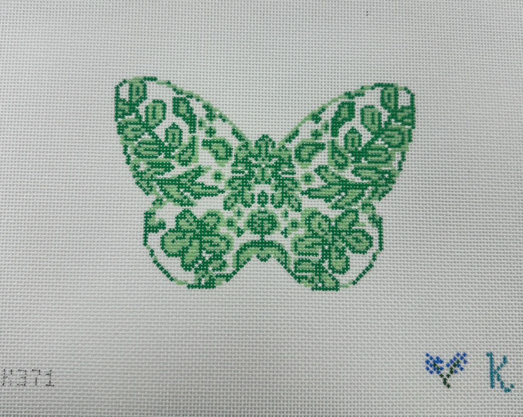 Chinoiserie Butterfly - Green