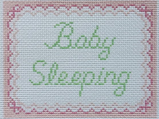 Baby Sleeping Pink Bows
