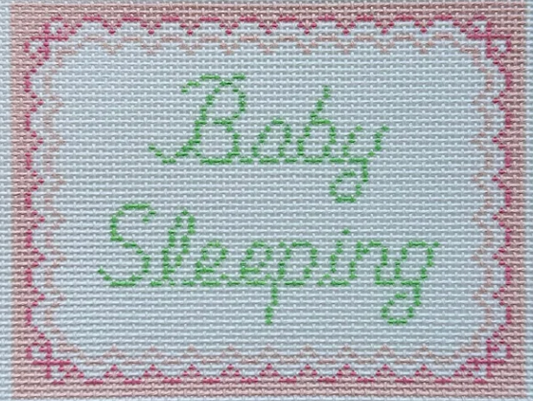 Baby Sleeping Pink Bows