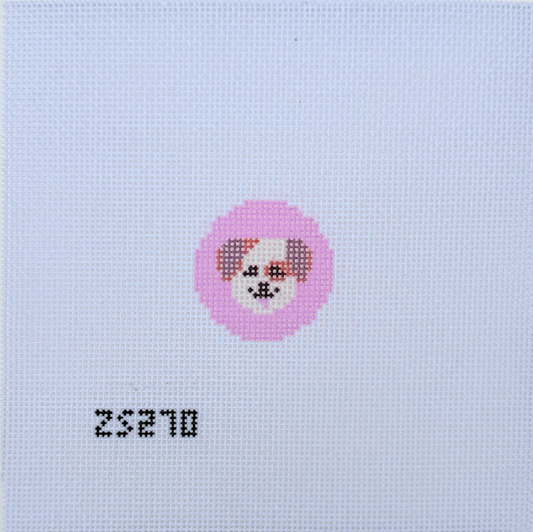 Puppy Printed Key Fob