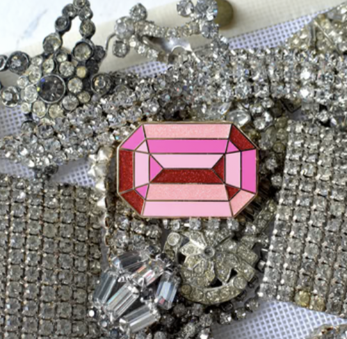 Pink Diamond Needle Minder